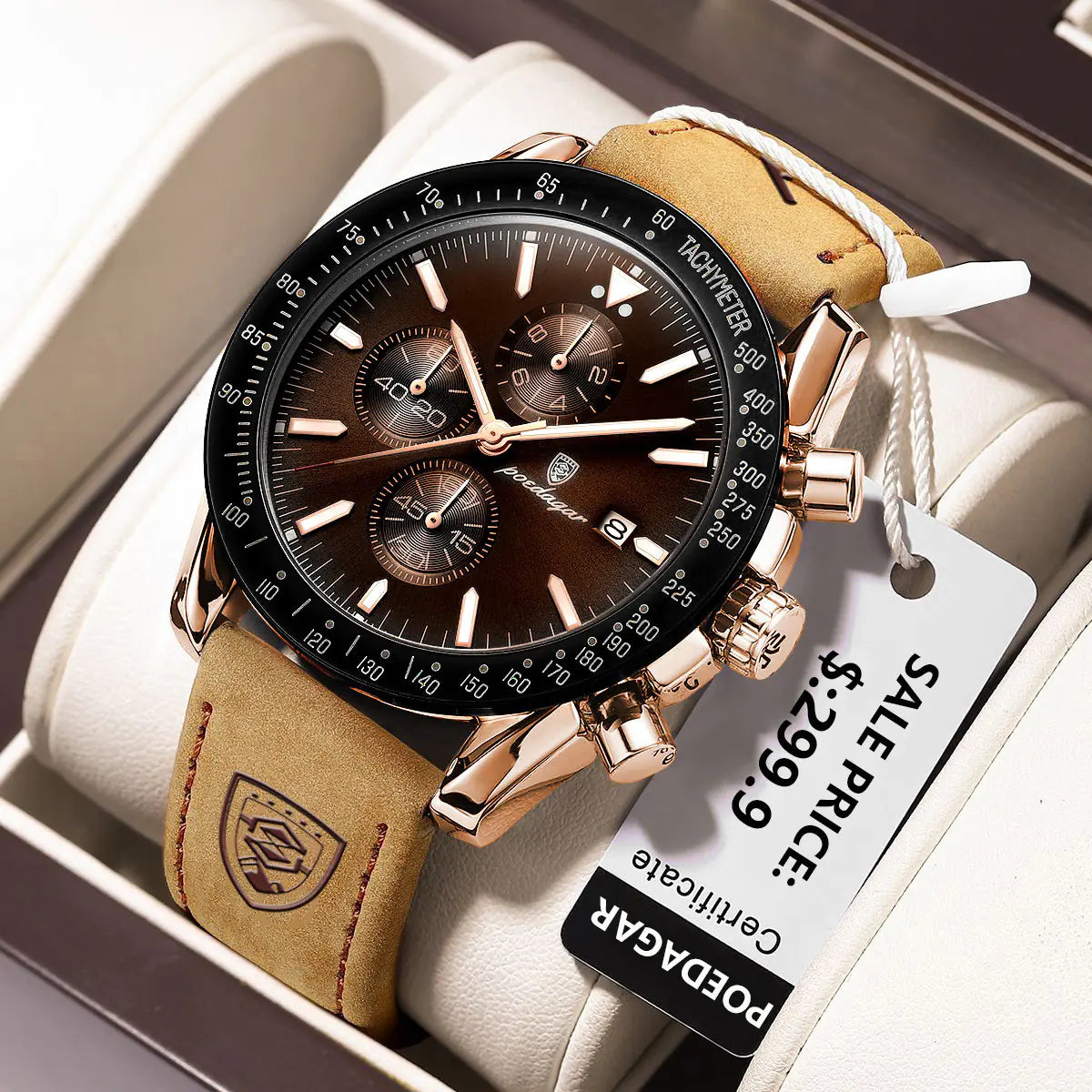 Swiss Brand Multifunctional Waterproof Men's Watch