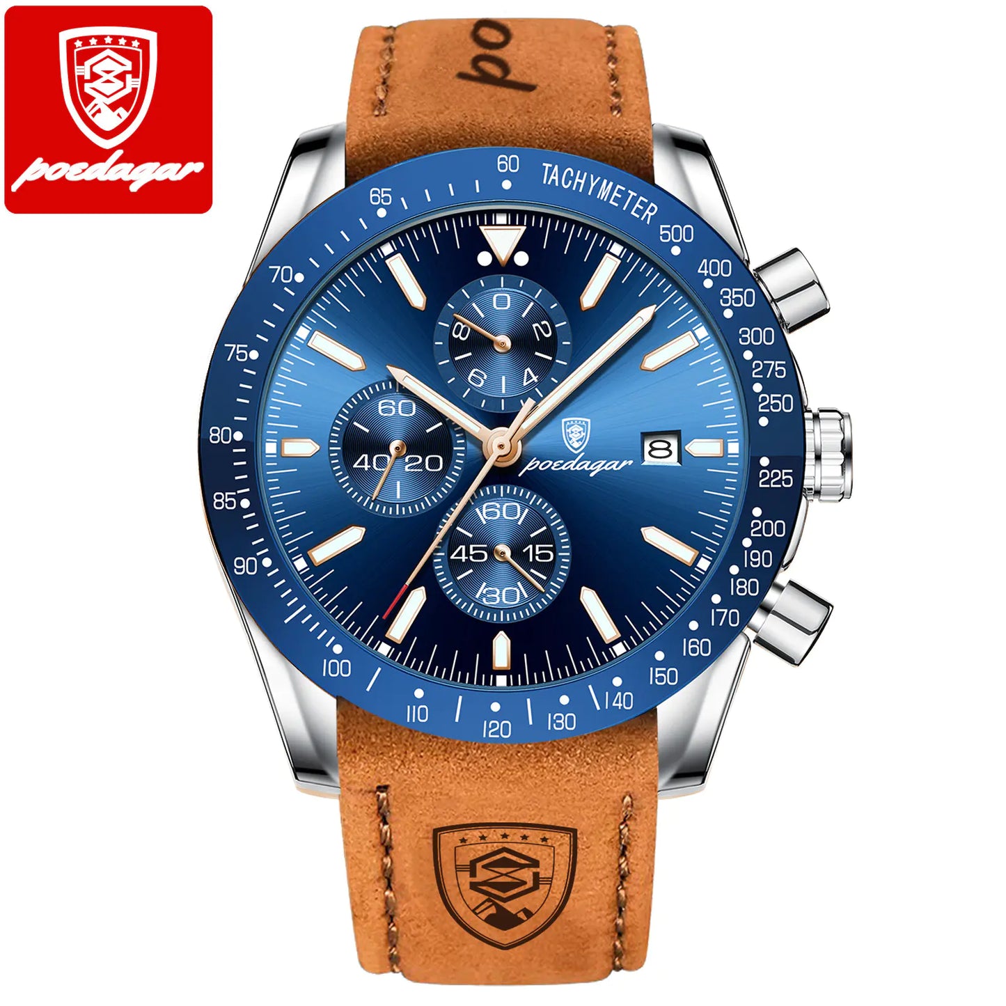 Swiss Brand Multifunctional Waterproof Men's Watch